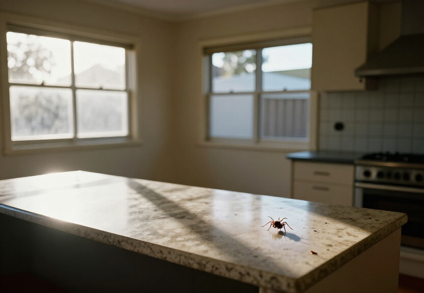 Termite damage in Beverley Park home before treatment